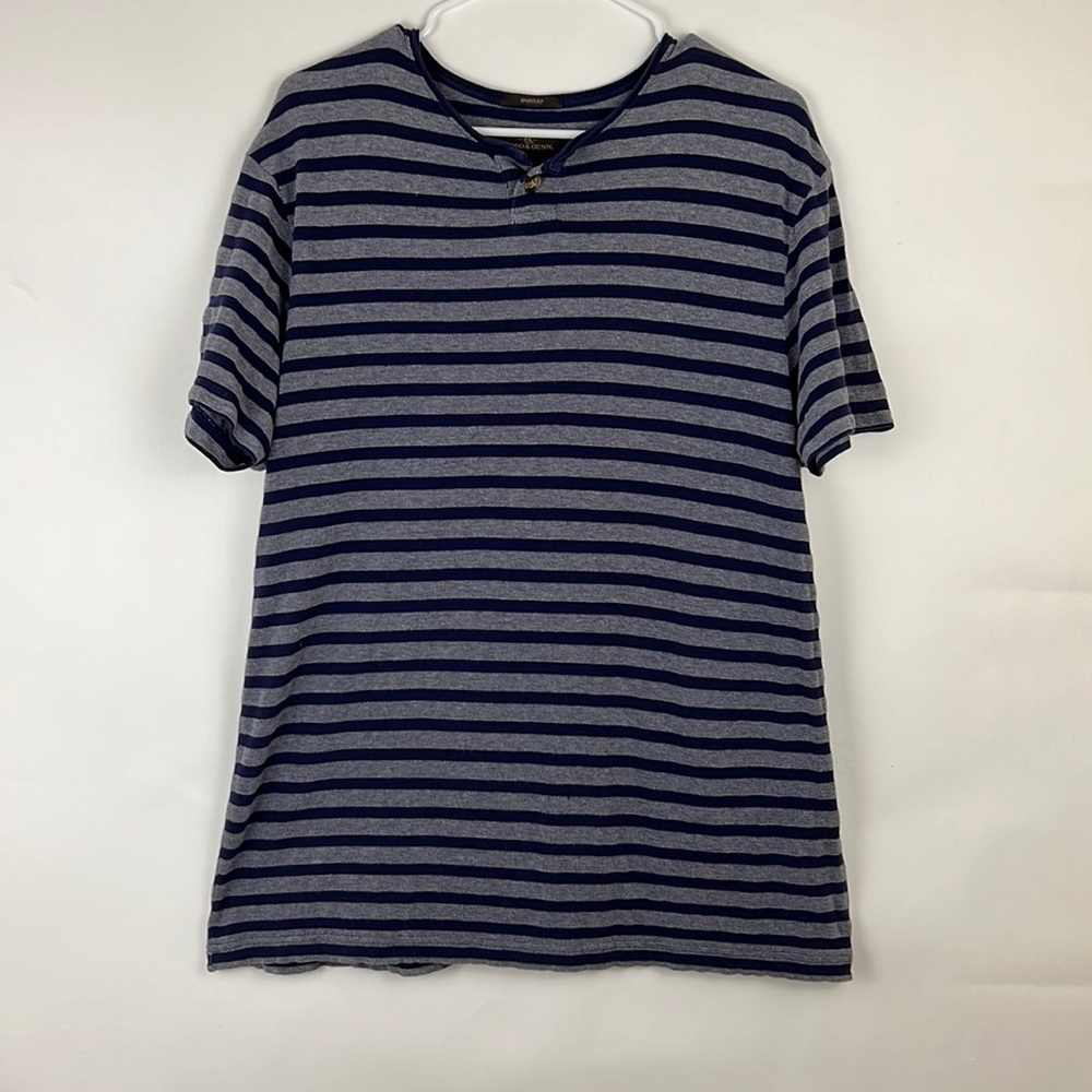 RODD & GUNN men’s sports fit casual shirt blue and gray M